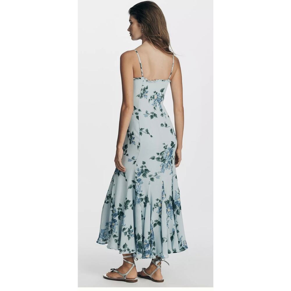 Reformation Lilibet Midi Dress - Fresh Air Floral Size 4 NEW - Picture 3 of 6